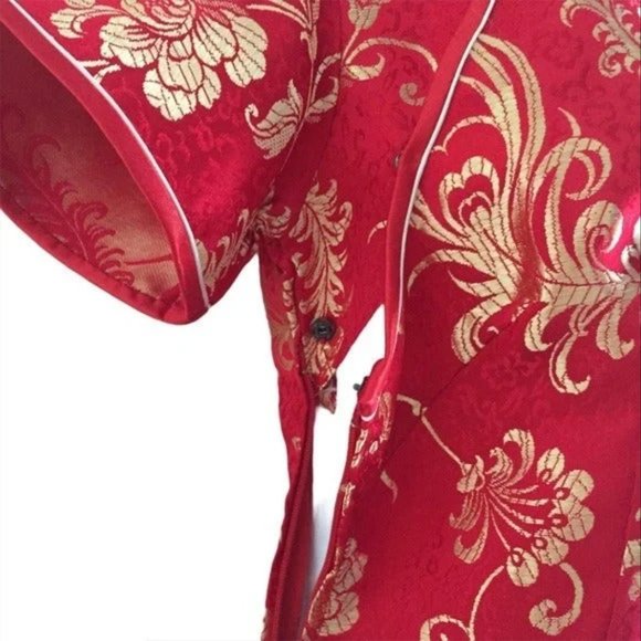 Vintage GOLDEN DRAGON Traditional Cheongsam Dress - Picture 7 of 9